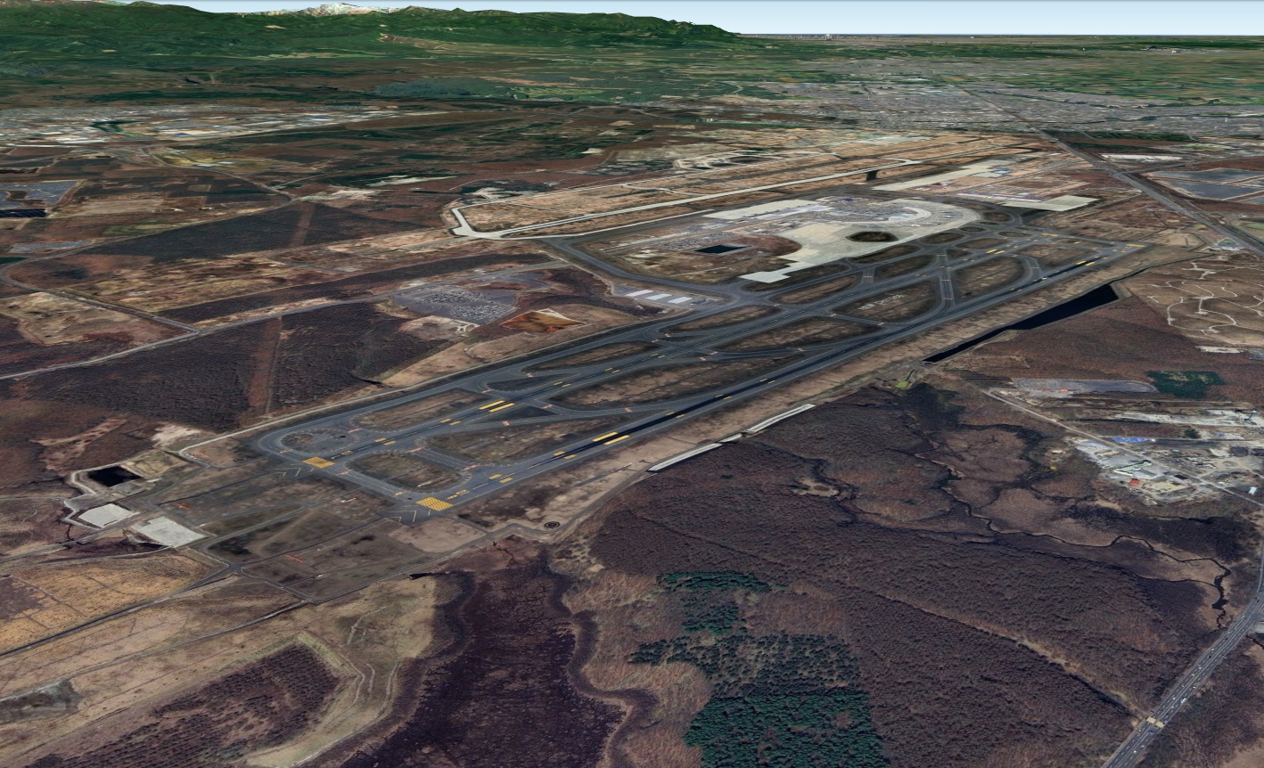 Google Earth 千歳空港 2D