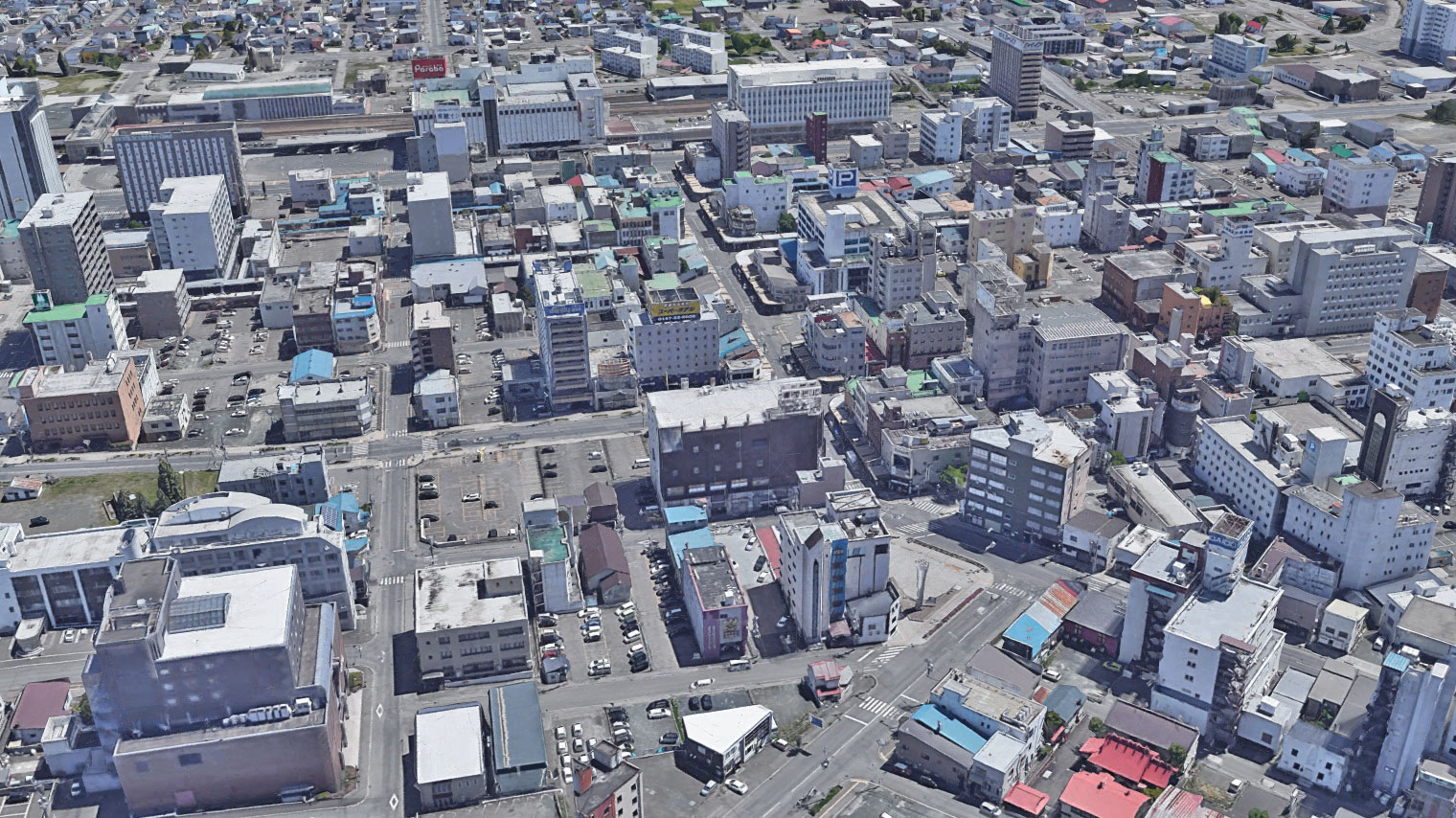 Google Earth 北海道北見市 3D