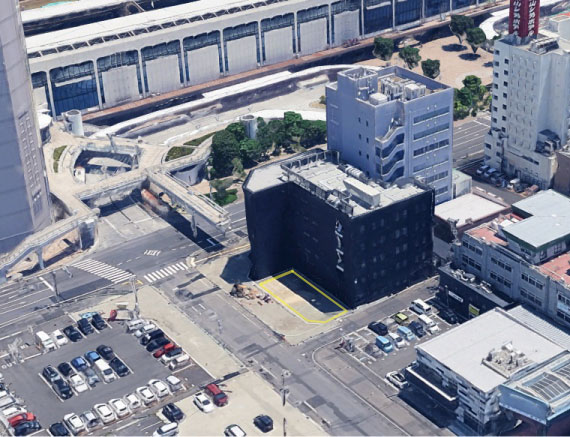 【グーグルアース】福島県郡山市 Maggyビル2025年11月取得