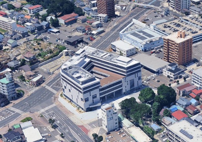 【グーグルアース】福島県郡山市 おおまちてらす