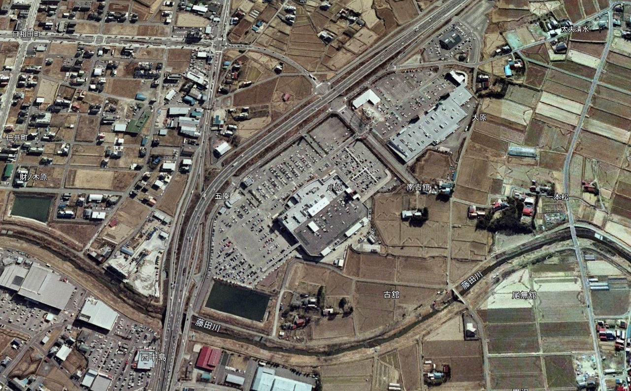 グーグルアース 2006年頃ショッピングモールフェスタ