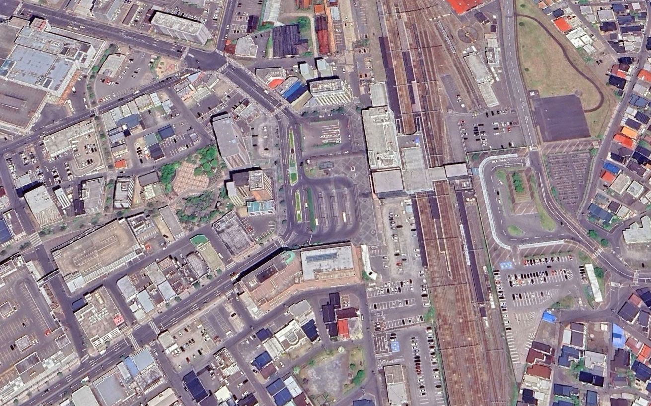 Google Earth 青森県 弘前市 2D