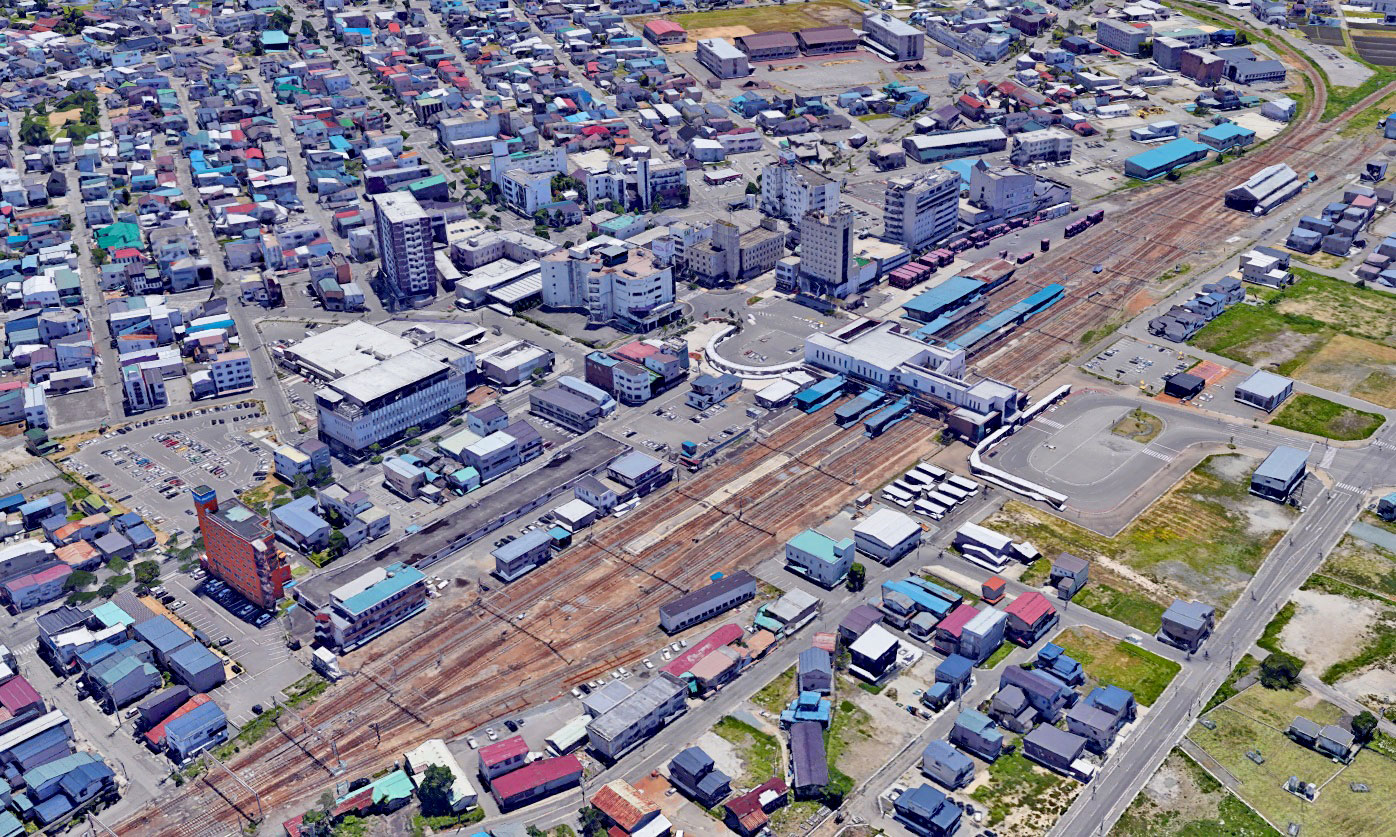 Google Earth 秋田県 横手市 3D