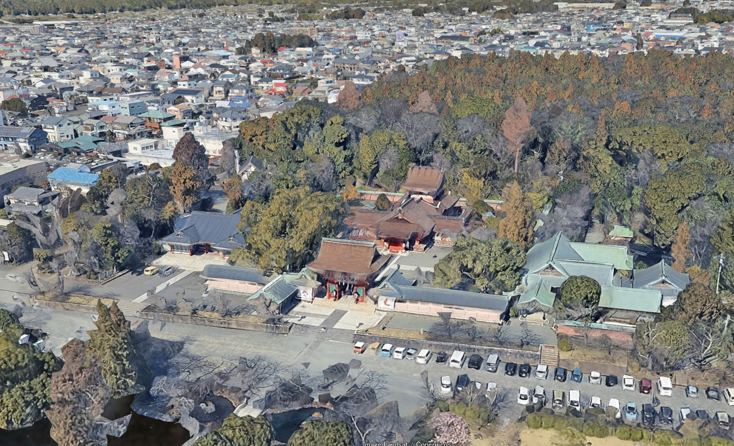 Google Earth 静岡県 富士宮市 3D表示