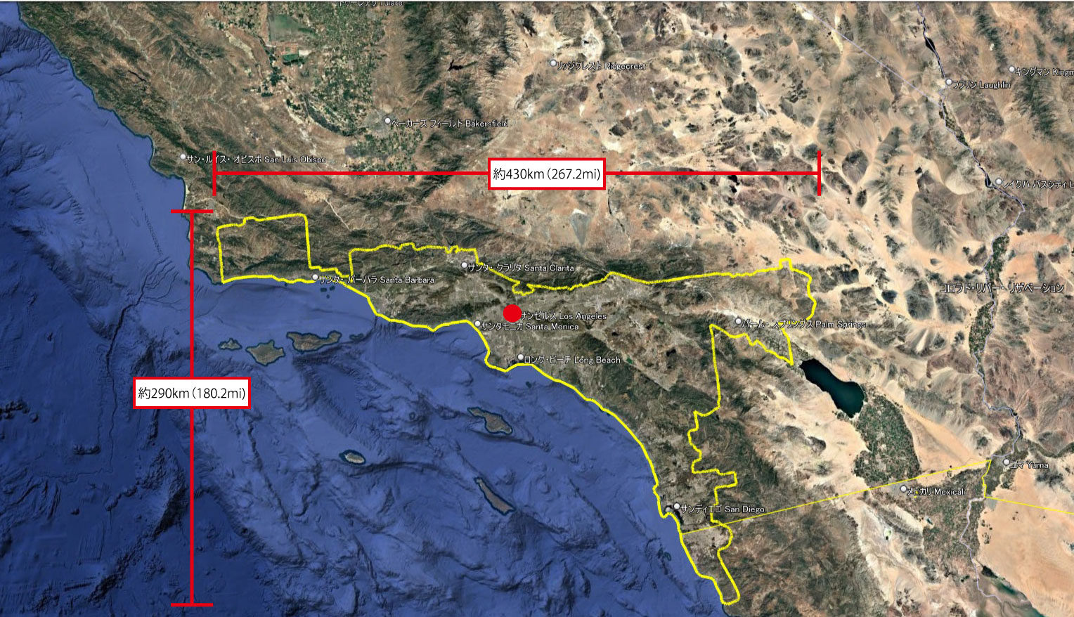 Google Earth 3D coverage around Los Angels Google Earth 3D coverage around Los Angels