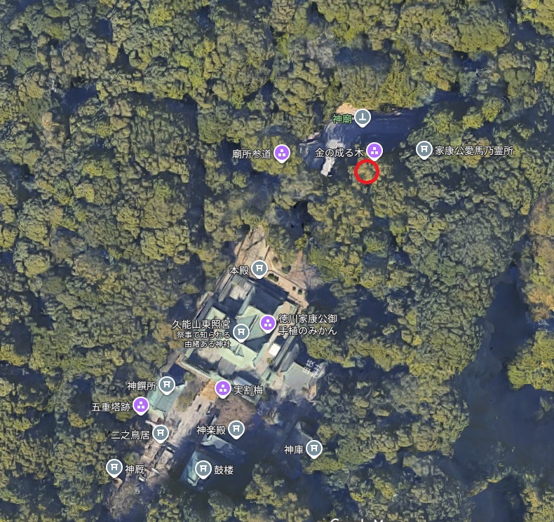 Google MAP 金のなる木