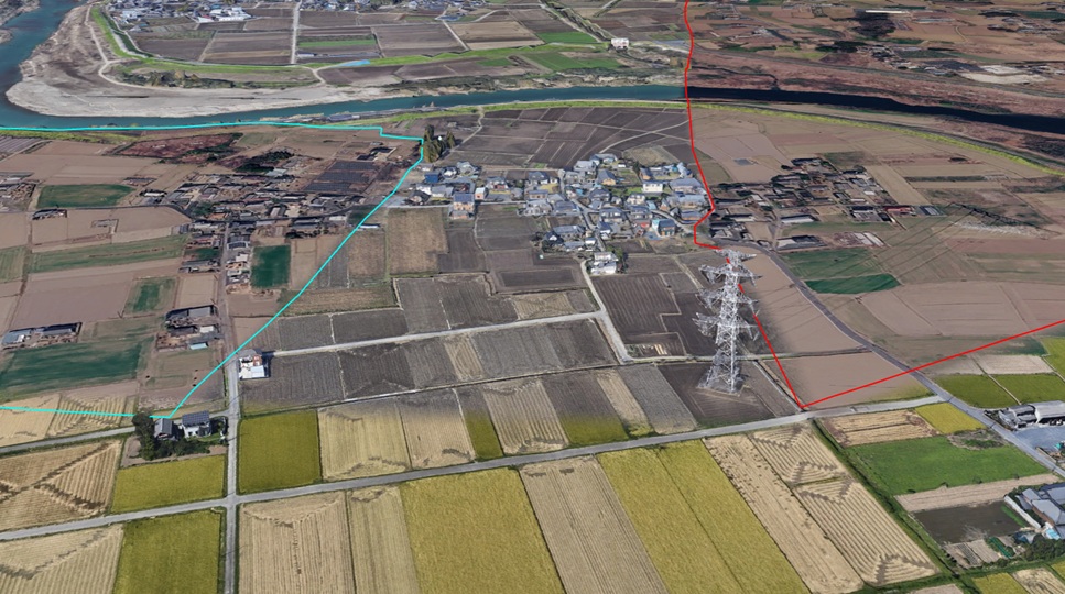 Google Earth 2D飛び地表示エリアと3Dエリアの拡大