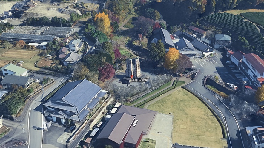 Google Earth 3D 韮山反射炉