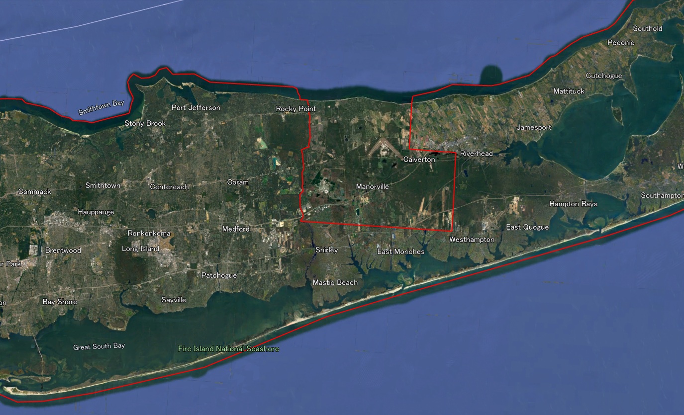 Remaining 2D coverage gap around Manorville and Riverhead on Long Island in July 2026