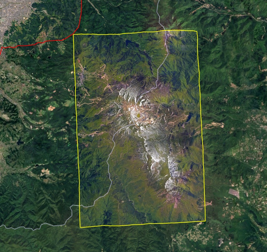 Google Earth 3D表示エリア 山形県 蔵王周辺 2026年10月4日現在